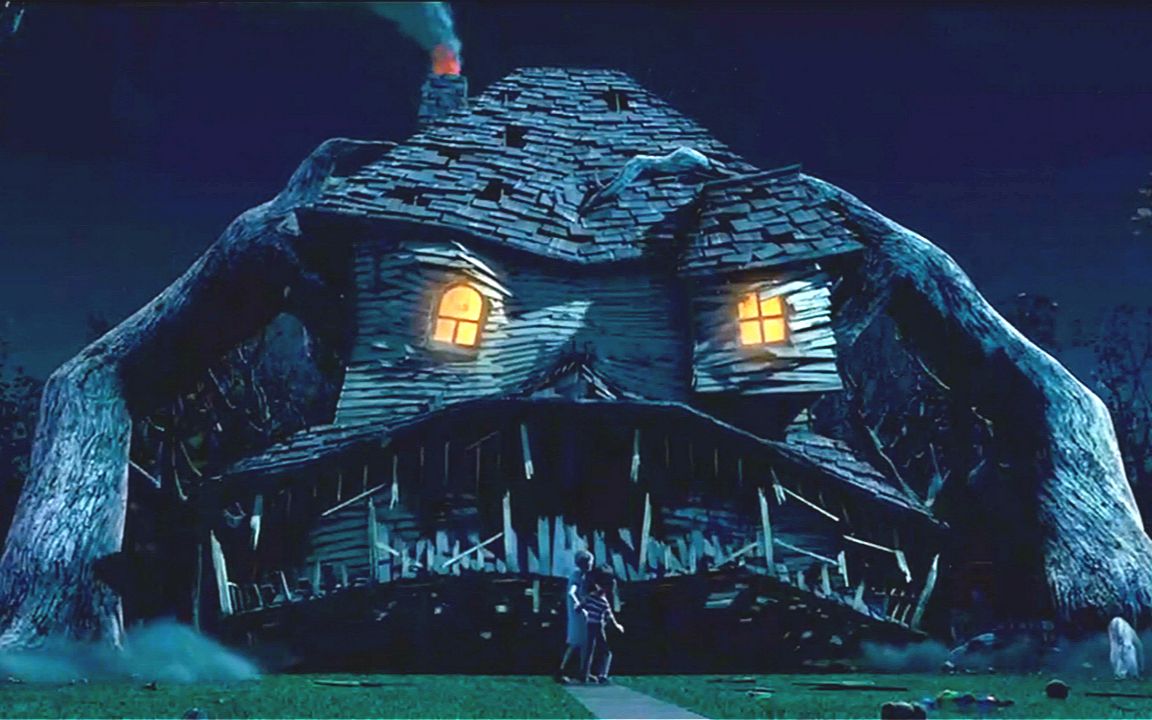 小镇上有一栋怪物房子，只要有小孩靠近它，便会被它一口吞掉！